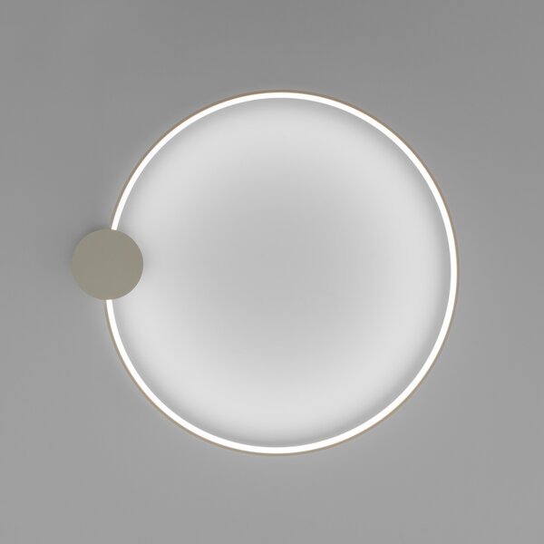 Πλαφονιέρα LED Rio 78, Μπεζ, 4000K, 78x84x13 cm