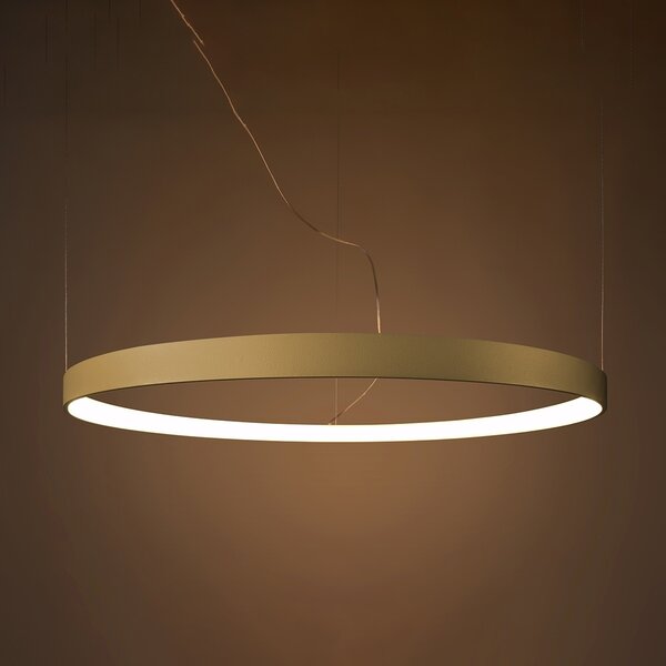 Πολυέλαιος LED Rio, Χρυσός, 3000K, 78x78x150 cm