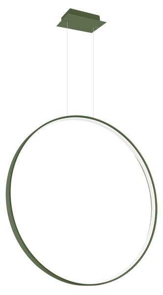 Κρεμαστό φωτιστικό LED Rio 78, Λαδί, 3000K, 78x16x150 cm