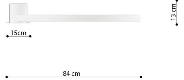 Πλαφονιέρα LED Rio 78, Μπεζ, 4000K, 78x84x13 cm