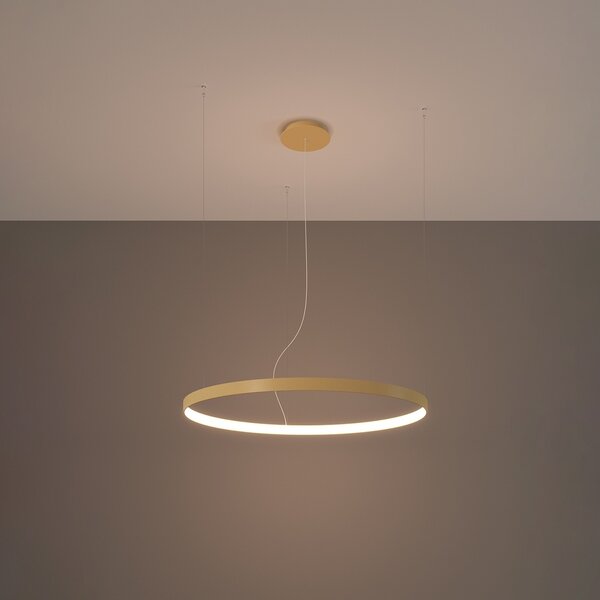 Πολυέλαιος LED Rio, Χρυσός, 3000K, 78x78x150 cm