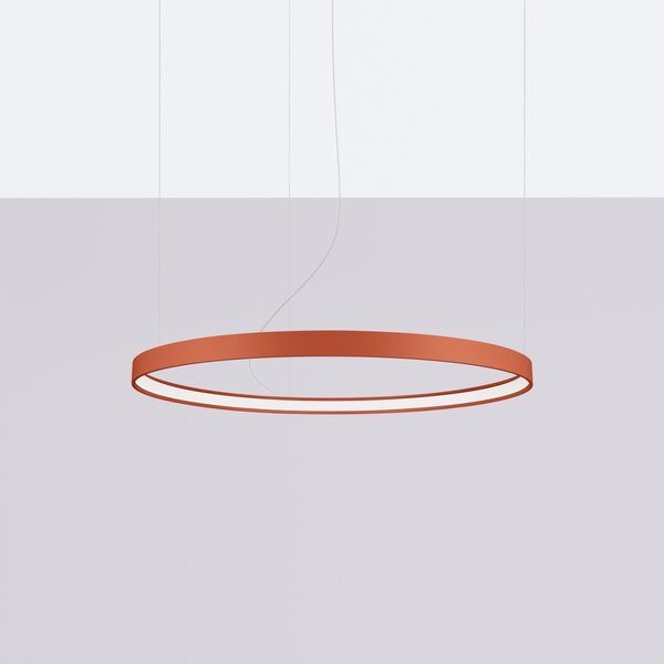 Πολυέλαιος LED Rio 78, Κόκκινος, 4000K, 78x78x150 cm