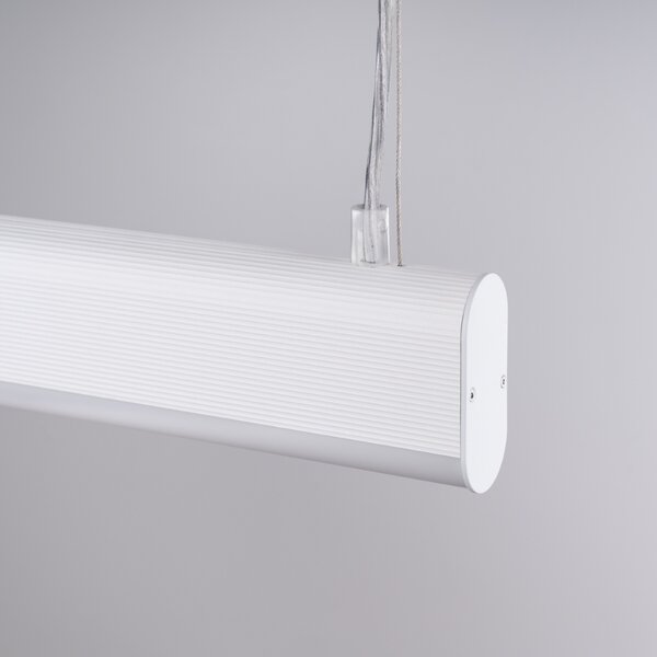 Κρεμαστό φωτιστικό LED Farge, Λευκό, 4000K, 120x8x150 cm