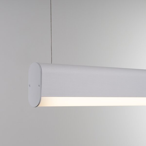 Κρεμαστό φωτιστικό LED Farge, Λευκό, 4000K, 120x8x150 cm