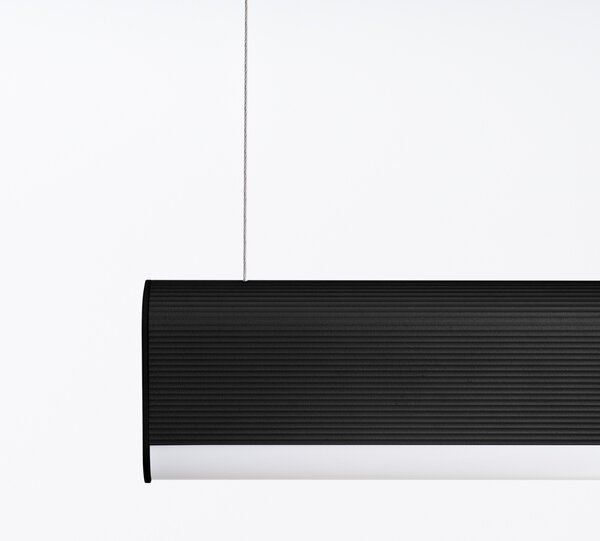 Κρεμαστό φωτιστικό LED Farge, Μαύρο, 3000K, 120x8x150 cm