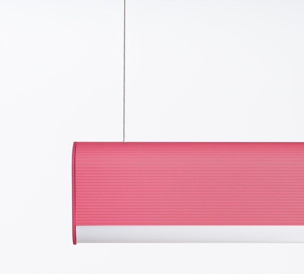 Κρεμαστό φωτιστικό LED Farge, Ροζ, 3000K, 120x8x150 cm