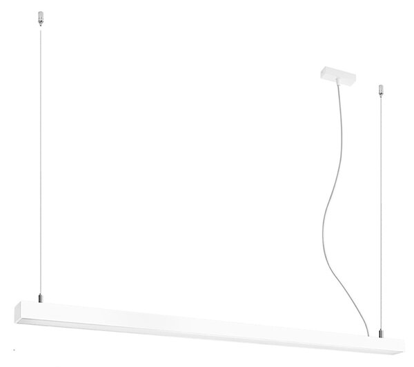Κρεμαστό φωτιστικό LED Pinne, Λευκό, 4000K, 150x6x150 cm