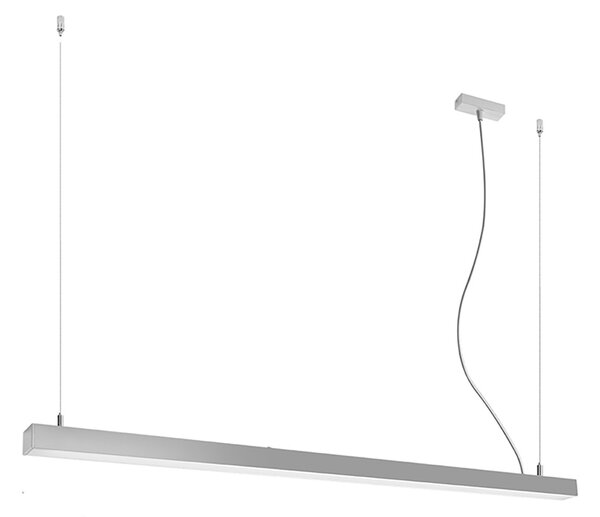 Κρεμαστό φωτιστικό LED Pinne, Γκρι, 3000K, 150x6x150 cm