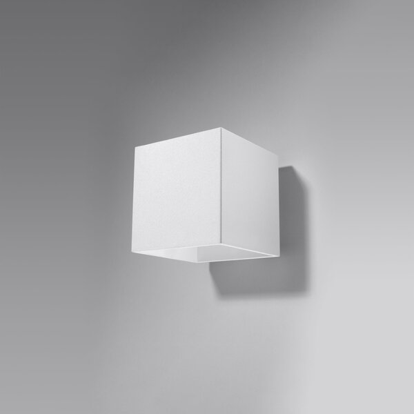 Φωτιστικό τοίχου Quad, Λευκό, 10x12x10 cm