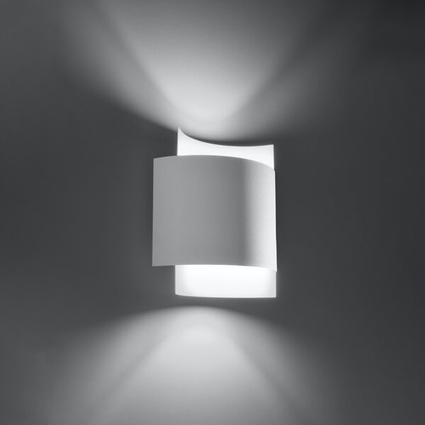 Φωτιστικό τοίχου Impact, Λευκό, 22x11x23 cm