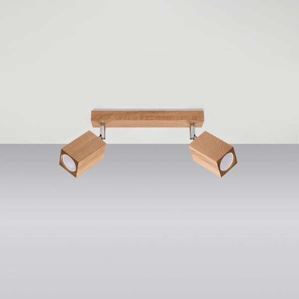 Πλαφονιέρα Keke, Δρυς, 30x5x20 cm