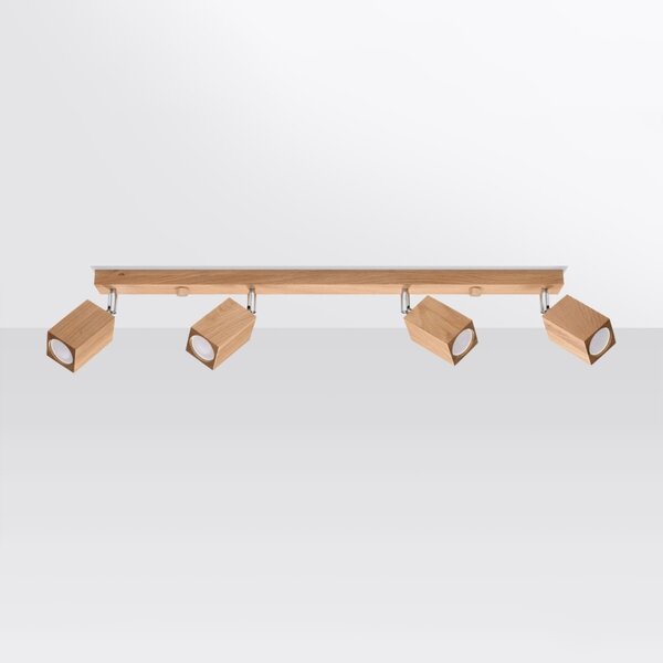 Πλαφονιέρα Keke, Δρυς, 80x5x20 cm