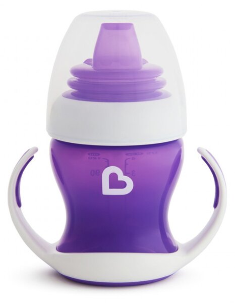 Ποτήρι Εκπαιδευτικό 118ml Munchkin Gentle First Cup Purple