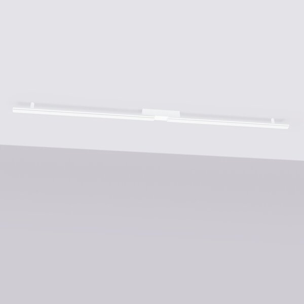 Πλαφονιέρα LED Lagom, Λευκή, 3000K, 181x4x7 cm