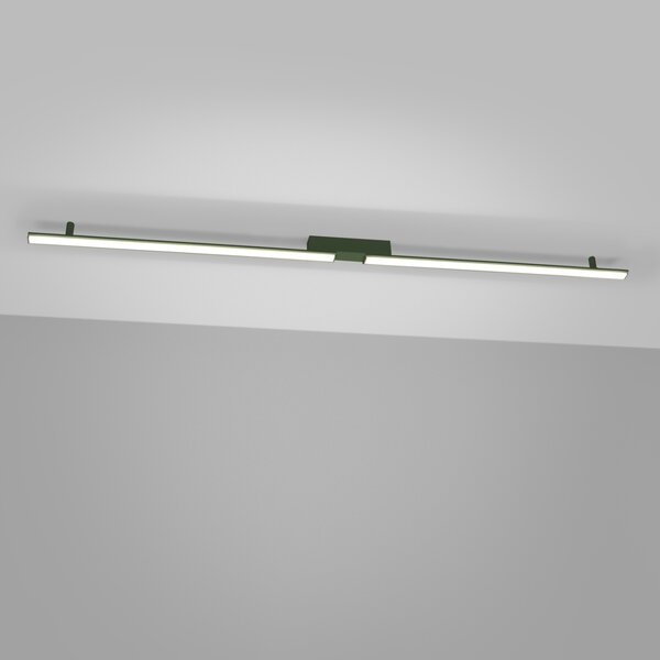 Πλαφονιέρα LED Lagom, Λαδί, 4000K, 181x4x7 cm