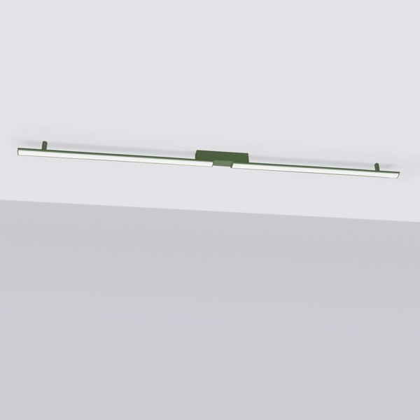 Πλαφονιέρα LED Lagom, Λαδί, 4000K, 181x4x7 cm