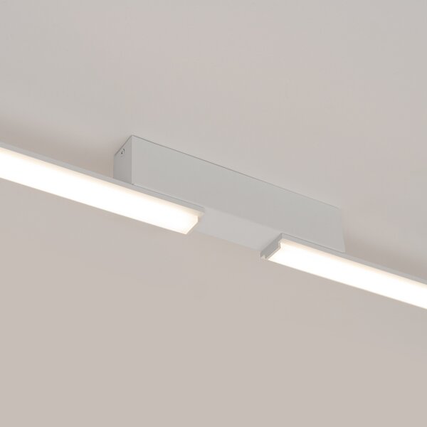 Πλαφονιέρα LED Lagom, Λευκή, 3000K, 181x4x7 cm