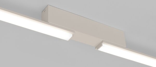 Πλαφονιέρα LED Lagom, Μπεζ, 4000K, 181x4x7 cm