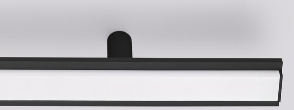 Πλαφονιέρα LED Lagom, Μαύρη, 4000K, 181x4x7 cm