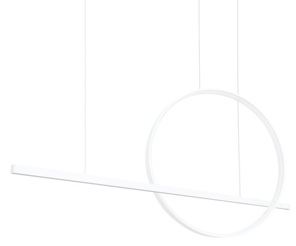 Κρεμαστό φωτιστικό LED Glad, Λευκό, 3000K, 120x20x212 cm