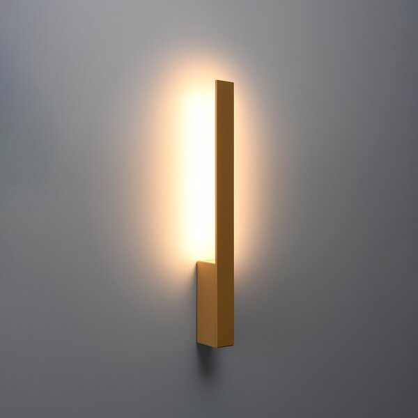 Φωτιστικό τοίχου LED Lahti, Χρυσό, 3000K, 4x6.5x50 cm