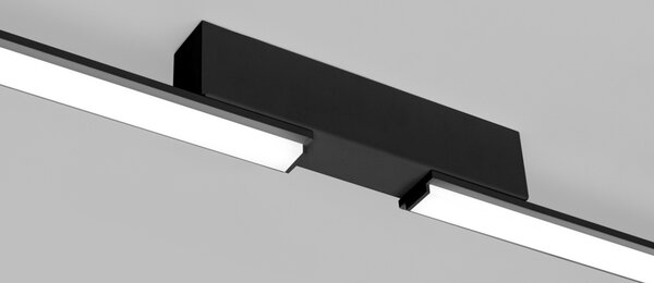 Πλαφονιέρα LED Lagom, Μαύρη, 4000K, 181x4x7 cm