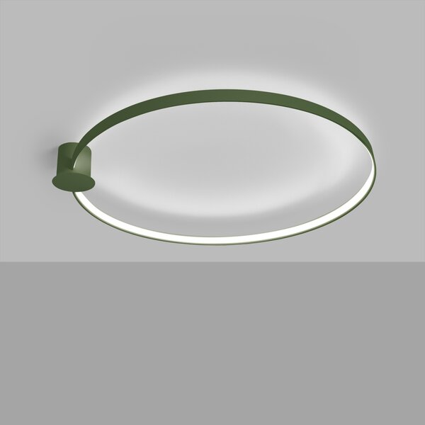 Πλαφονιέρα LED Rio 110, Λαδί, 4000K, 110x115x16 cm