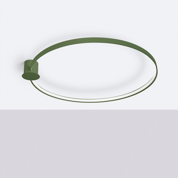 Πλαφονιέρα LED Rio 110, Λαδί, 4000K, 110x115x16 cm