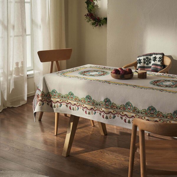 Χριστουγεννιάτικο Τραπεζομάντηλο (135x135) Gofis Home Xmas 212