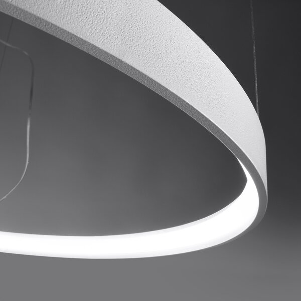 Πολυέλαιος LED Rio, Λευκός, 4000K, 78x78x150 cm