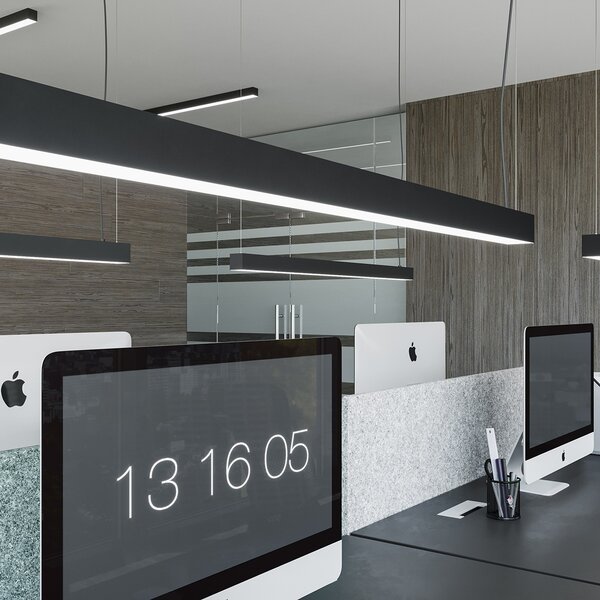 Πλαφονιέρα LED Pinne, Λευκή, 4000K, 200x6x6 cm