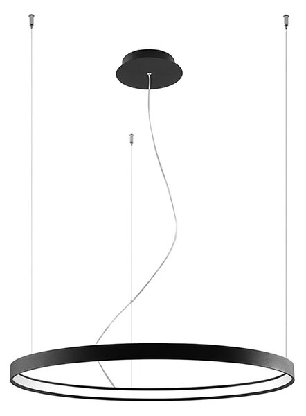 Πολυέλαιος LED Rio, Μαύρος, 3000K, 78x78x150 cm