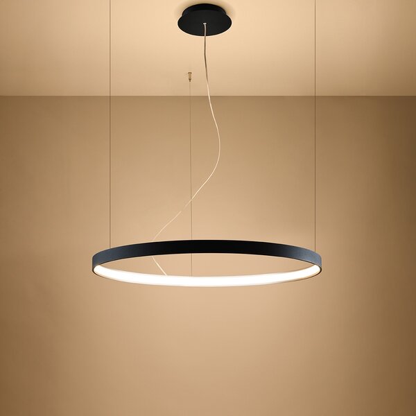 Πολυέλαιος LED Rio, Μαύρος, 3000K, 78x78x150 cm
