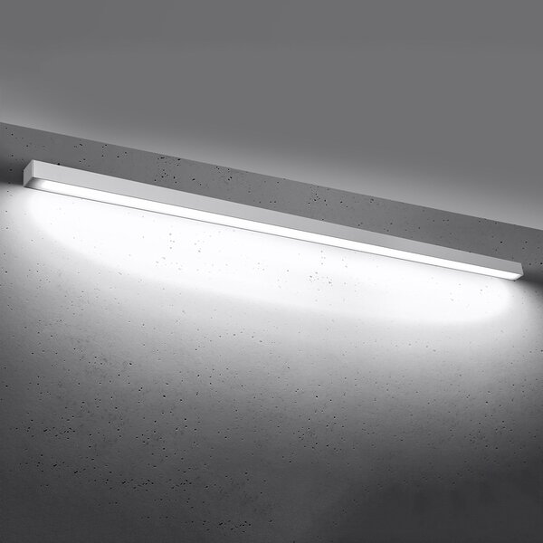 Φωτιστικό τοίχου LED Pinne, Λευκό, 4000K, 200x6x6 cm