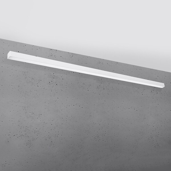 Φωτιστικό τοίχου LED Pinne, Λευκό, 4000K, 200x6x6 cm