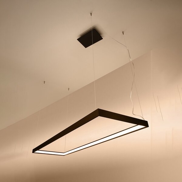 Πολυέλαιος LED Tuula, Μαύρος, 3000K, 130x40x150 cm