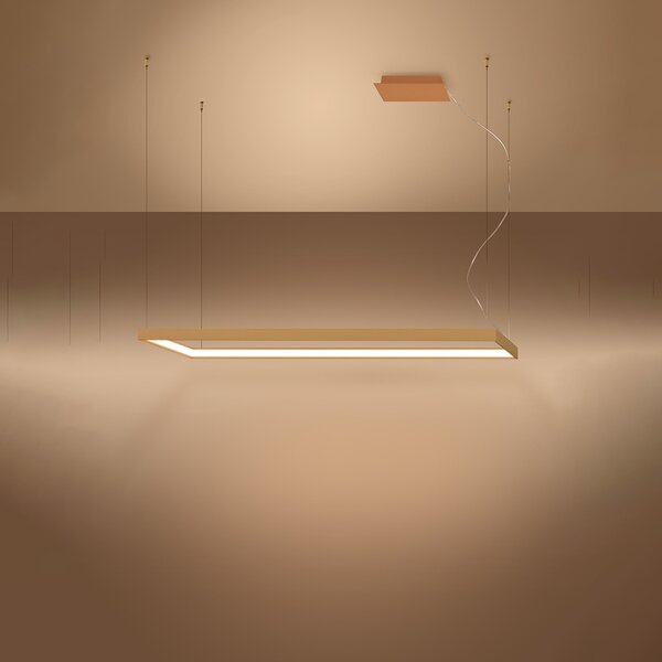 Πολυέλαιος LED Tuula, Χρυσός, 3000K, 130x40x150 cm