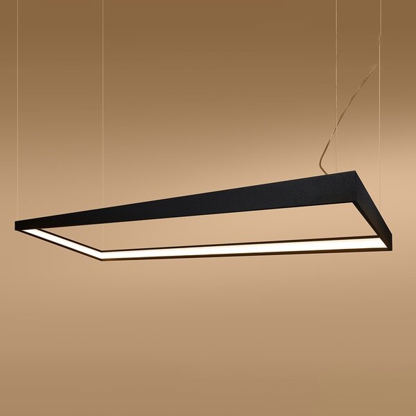 Πολυέλαιος LED Tuula, Μαύρος, 3000K, 130x40x150 cm