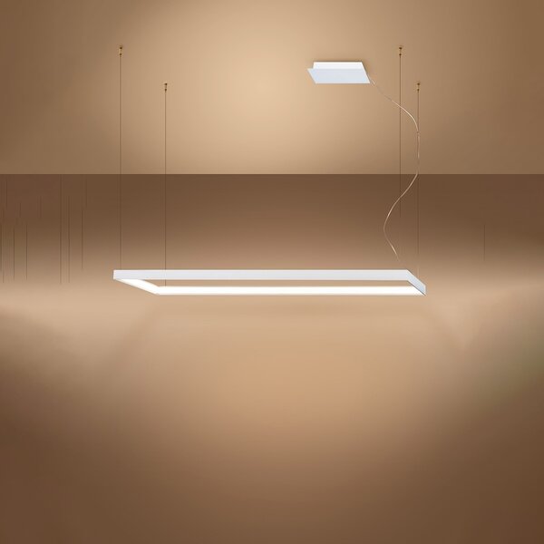 Πολυέλαιος LED Tuula, Λευκός, 3000K, 130x40x150 cm