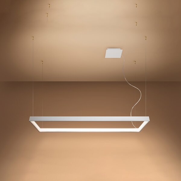 Πολυέλαιος LED Tuula, Λευκός, 3000K, 130x40x150 cm