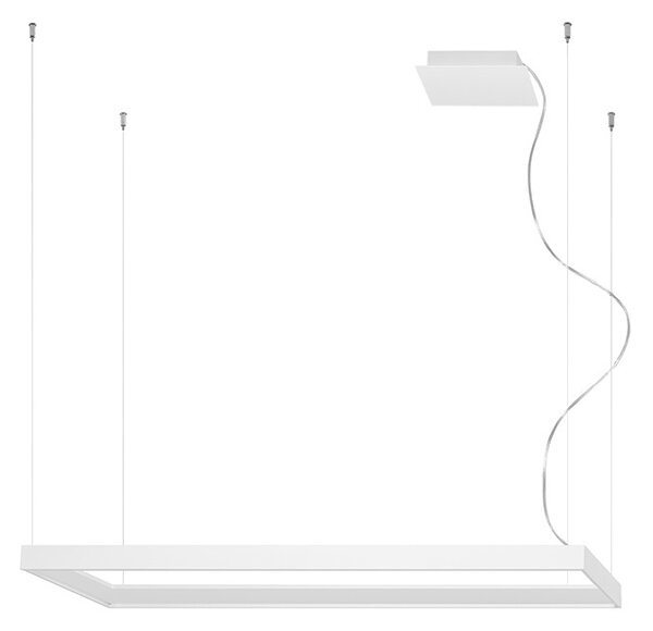 Πολυέλαιος LED Tuula, Λευκός, 3000K, 100x30x150 cm