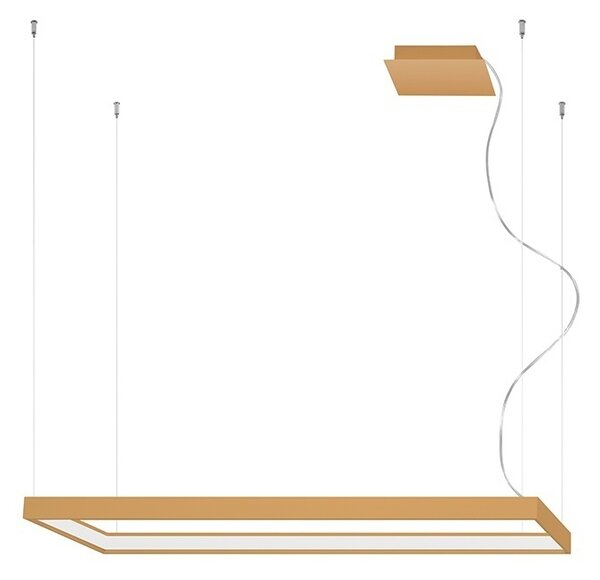 Πολυέλαιος LED Tuula, Χρυσός, 3000K, 100x30x150 cm
