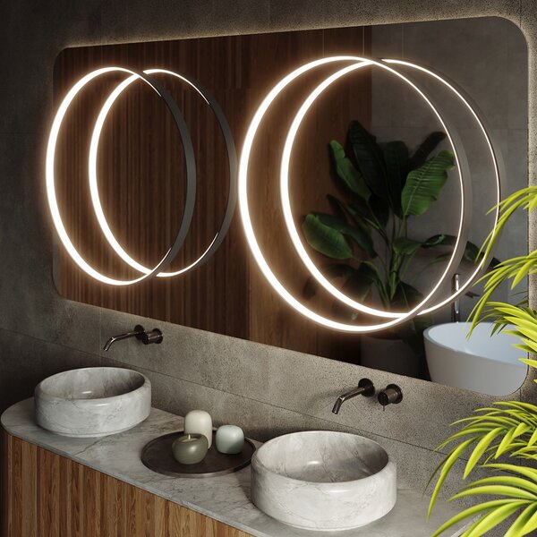 Κρεμαστό φωτιστικό LED Rio, Μαύρο, 4000K, 78x16x150 cm