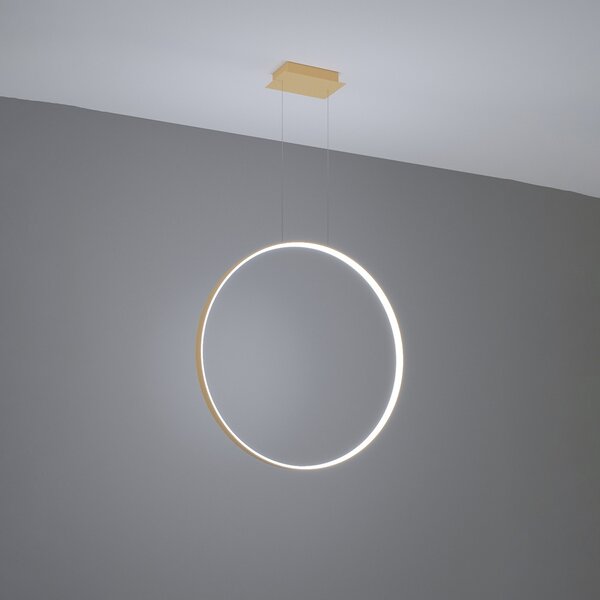 Κρεμαστό φωτιστικό LED Rio, Χρυσό, 4000K, 78x16x150 cm