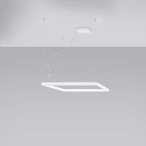 Πολυέλαιος LED Nelya, Λευκός, 3000K, 80x80x150 cm