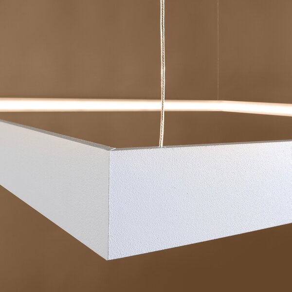 Πολυέλαιος LED Nelya, Λευκός, 3000K, 80x80x150 cm