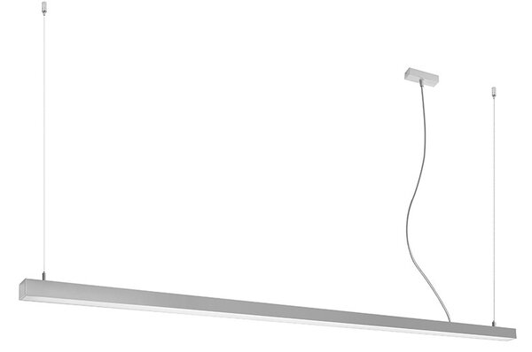 Κρεμαστό φωτιστικό LED Pinne, Γκρι, 3000K, 200x6x150 cm