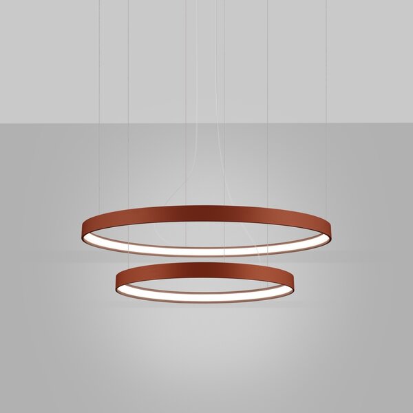 Πολυέλαιος LED Rio 2, Κόκκινος, 4000K, 78x78x150 cm