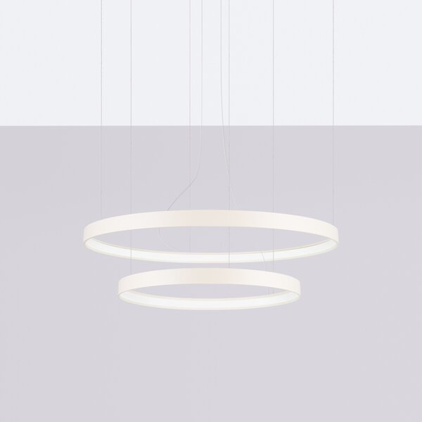 Πολυέλαιος LED Rio 2, Μπεζ, 3000K, 78x78x150 cm