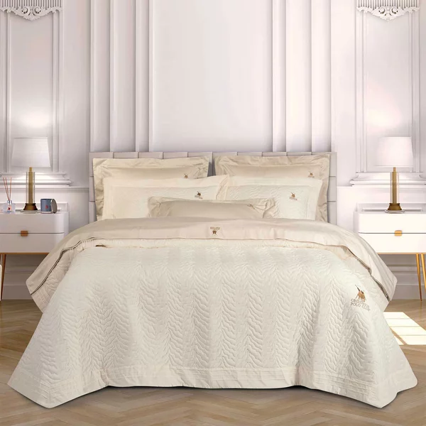 Κουβερλί King Size (240x250) Greenwich Polo Club 2352 Ecru
